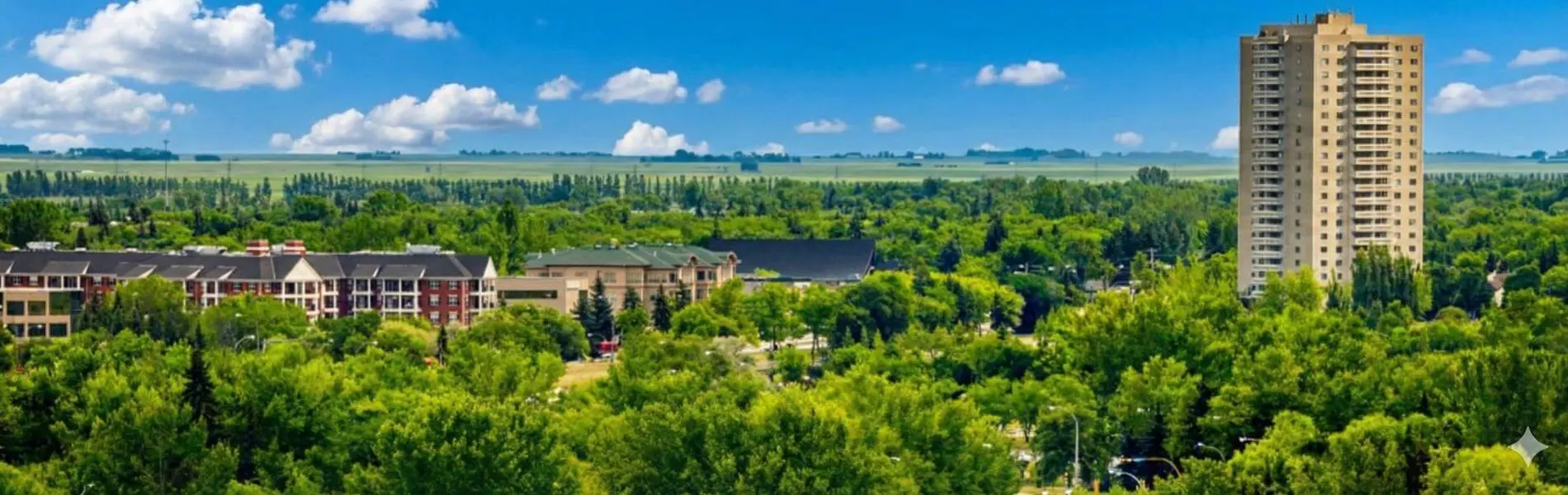 Aerial view of Hillsdale Regina homes